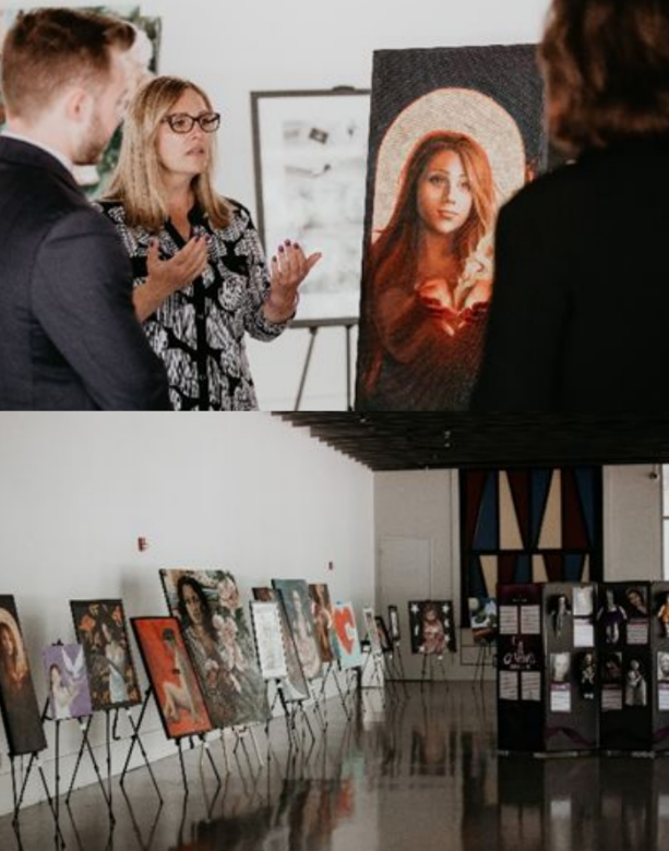 Art-Against-Violence-exhibition-Alinas-Light-Portrait-in-the-background